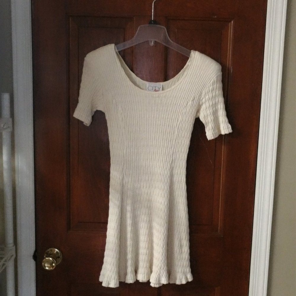 City Sites Ivory Dress
